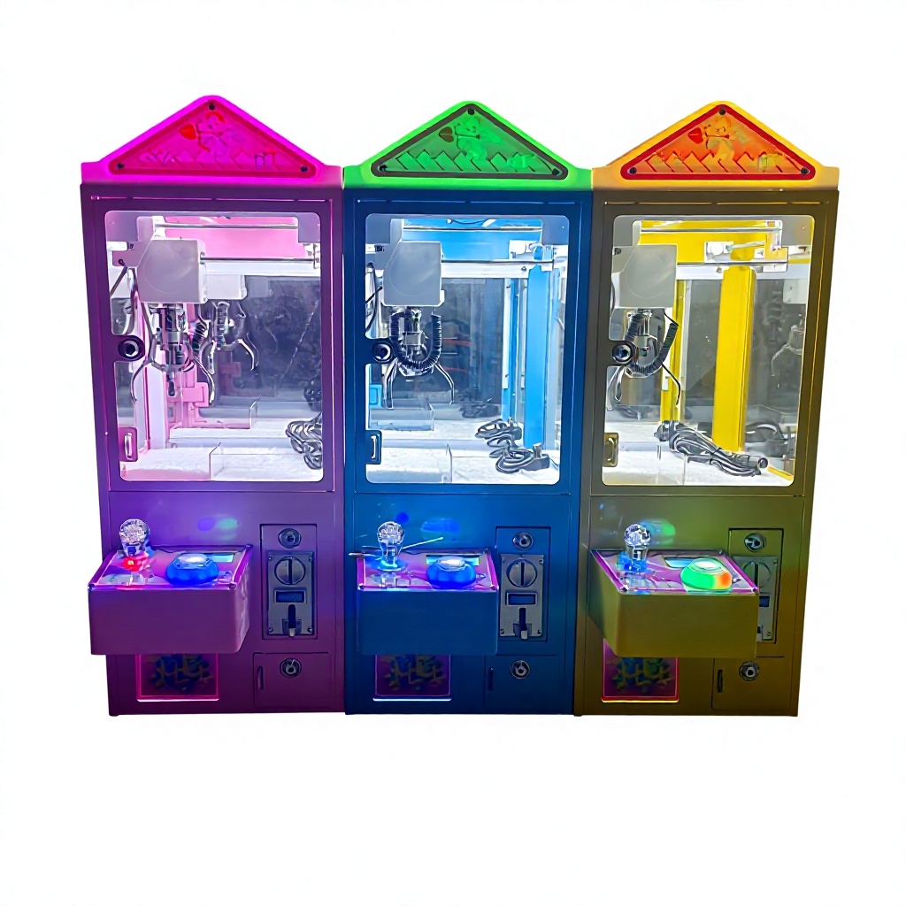 Arcade Toy Claw Vending Machine - Miniatuur muntbediende arcade klauwkraanautomaat, aanpasbaar, Amerikaanse